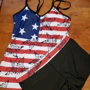 Brand New - Americana tankini swimwear